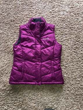 Columbia Women's Purple Puffer Vest